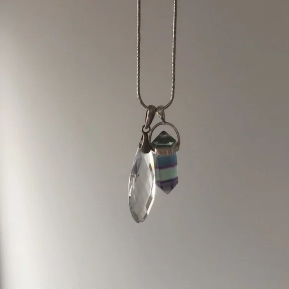 Silver Crystal Pendants - Picture 5 of 8